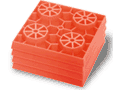 Orange stabalizer blocks
