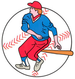 Baseball Player clipart