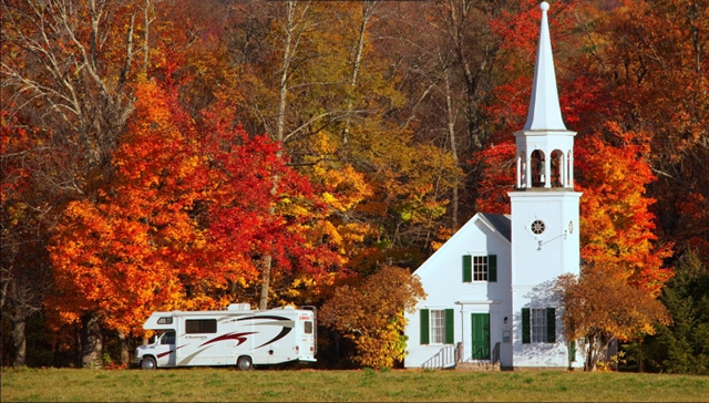 Class-C-Motorhome-fall-foliage