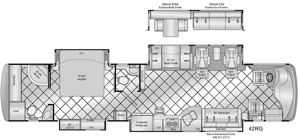 Damon Motor Coach Motorhome Floor Plans