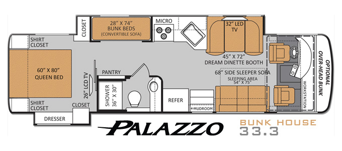 palazzo bunk bed